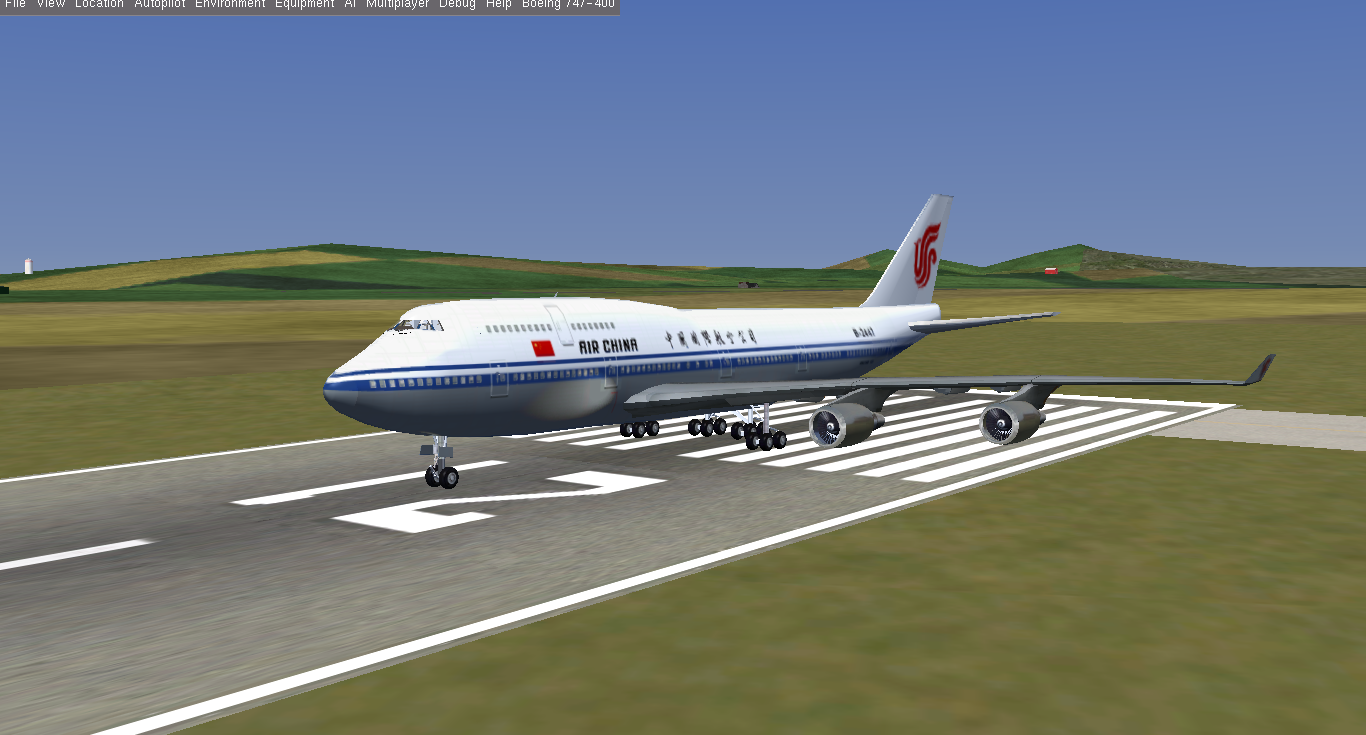 国航波音747